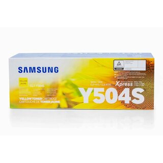 Original Samsung CLT-Y504S/ELS Toner Gelb (HP SU502A)