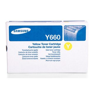 Original Samsung CLP-Y660A Toner Gelb (HP ST953A)