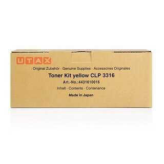 Original Utax 4431610016 Toner Yellow