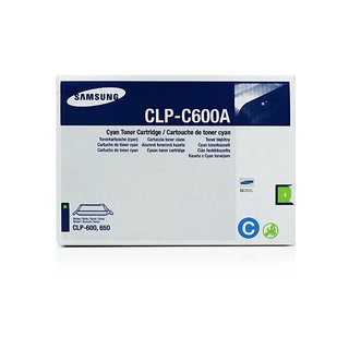 Original Samsung CLP-C600A Toner Cyan
