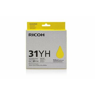 Original Ricoh 405704 / GC-31HY Gelkartusche Yellow
