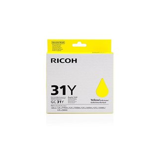 Original Ricoh 405691 / GC-31Y Gelkartusche Yellow