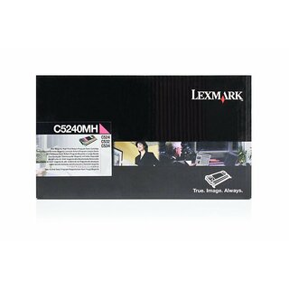 Original Lexmark 00C5240MH Toner Magenta