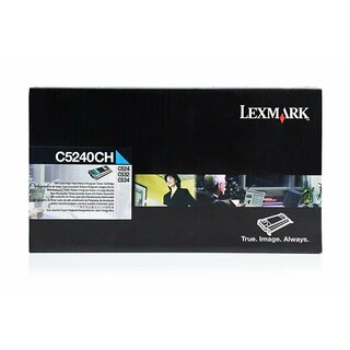 Original Lexmark 00C5240CH Toner Cyan