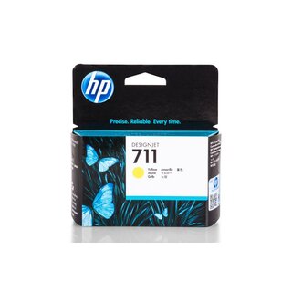 Original HP CZ132A / 711 Tinte Yellow