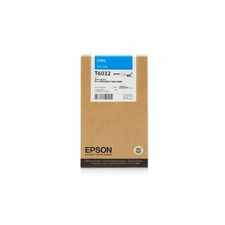 Original Epson C 13 T 603200 / T6032 Tinte Cyan