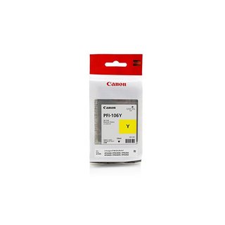 Original Canon 6624B001 / PFI-106Y Tinte Yellow