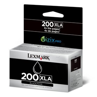 Original Lexmark 14L0197 / 200 XLA Tinte Black