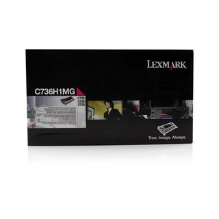 Original Lexmark 0C736H1MG Toner Magenta