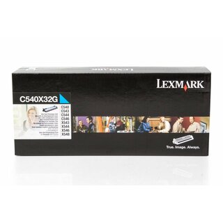 Original Lexmark 0C540X32G Entwicklereinheit Cyan