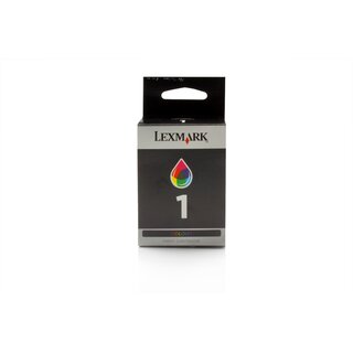 Original Lexmark 018CX781E / NO 1 HC Tinte Color