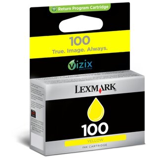 Original Lexmark  014N0902E / 100 Tinte Yellow Return...