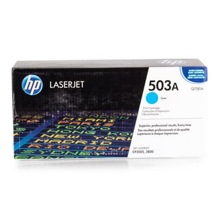 Original HP Q7581A Toner Cyan