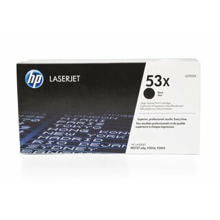 Original HP Q7553X / 53X Toner Black