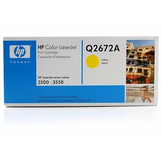 Original HP Q2672A Toner Yellow