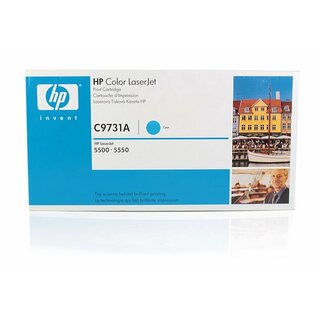 Original HP C9731A Toner Cyan