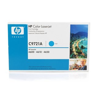 Original HP C9721A Toner Cyan