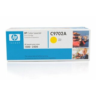 Original HP C9702A Toner Yellow