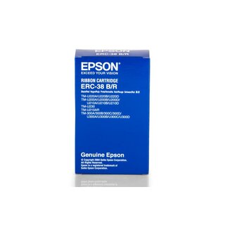 Original Epson C43S015376 / ERC38BR Nylonband Black-rot