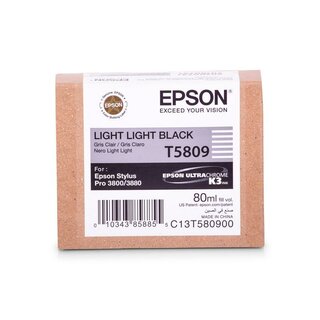 Original Epson C13T580900 / T5809 Tinte Light Black