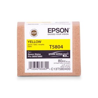 Original Epson C13T580400 / T5804 Tinte Yellow