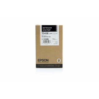 Original Epson C13T543800 / T5438 Tinte Black Matt