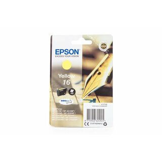 Original Epson C13T16244010 / T1624 Tinte Gelb