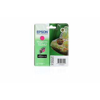 Original Epson C13T03434010 / T0343 Tinte Magenta