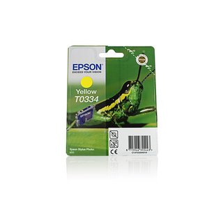 Original Epson C13T03344010 / T0334 Tinte Yellow