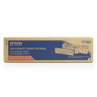 Original Epson C13S050555 Toner Magenta