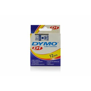 Dymo 45011 / S0720510 Standard-D1-Band 12mm blau auf Transparent