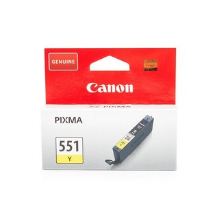 Original Canon 6511B001 / CLI-551Y Tinte Yellow