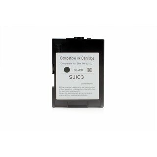 Alternativ zu Epson C33S020267 / SJIC3K Tinte Black