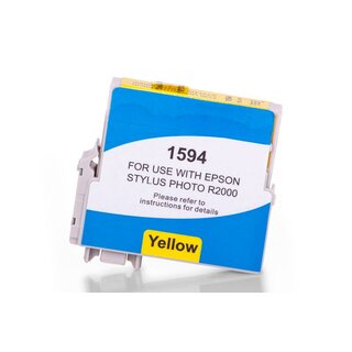 Alternativ zu Epson C13T15944010 / T1594 Tinte Yellow