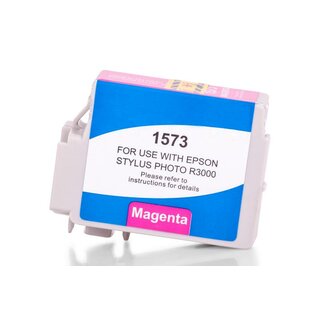 Alternativ zu Epson C13T15734010 / T1573 Tinte Magenta