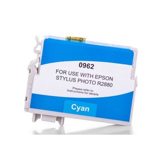 Alternativ zu Epson C13T09624010 / T0962 Tinte Cyan