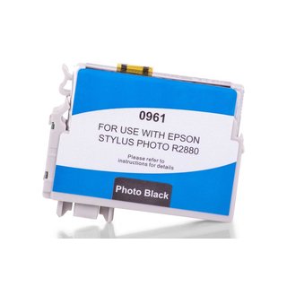 Alternativ zu Epson C13T09614010 / T0961 Tinte Black