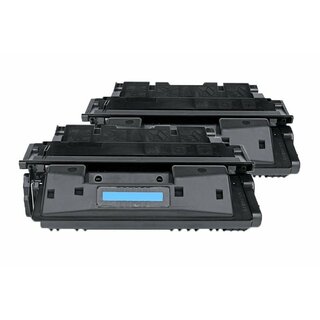 Alternativ zu HP C8061XD / 61X Toner Black Doppelpack