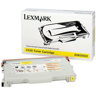 Original Lexmark 020K0502 Toner Yellow