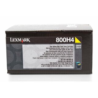 Original Lexmark 80C0H40 Toner Yellow