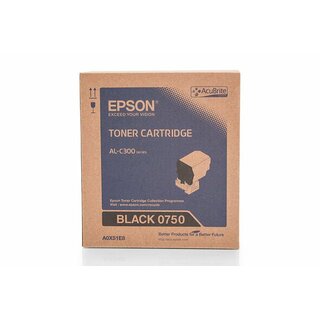 Original Epson / C13S050750 / 0750 Toner Kit Black
