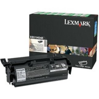 Original Lexmark X651H04E Toner Black Return Program