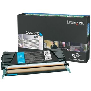 Original Lexmark 00C5340CX Toner Cyan