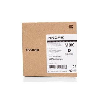 Original Canon 2957 B 001 / PFI-303 MBK Tinte matt Black