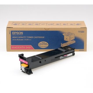 Original Epson C13S050491 Toner Magenta