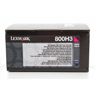 Original Lexmark 80C0H30 Toner Magenta