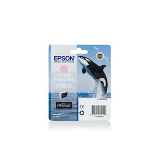 Original Epson C13T76064010 / T7606 Tinte Light Magenta