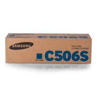 Original Samsung CLT-C506S/ELS Toner Cyan (HP SU047A)