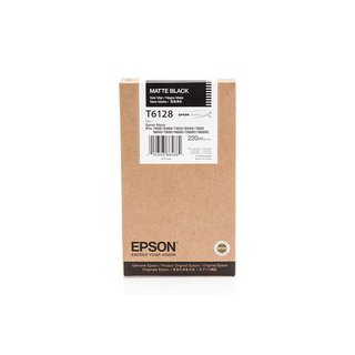 Original Epson C 13 T 612800 / T6128 Tinte Black matt