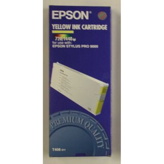 Original Epson C 13 T 408011 / T408 Tinte Yellow